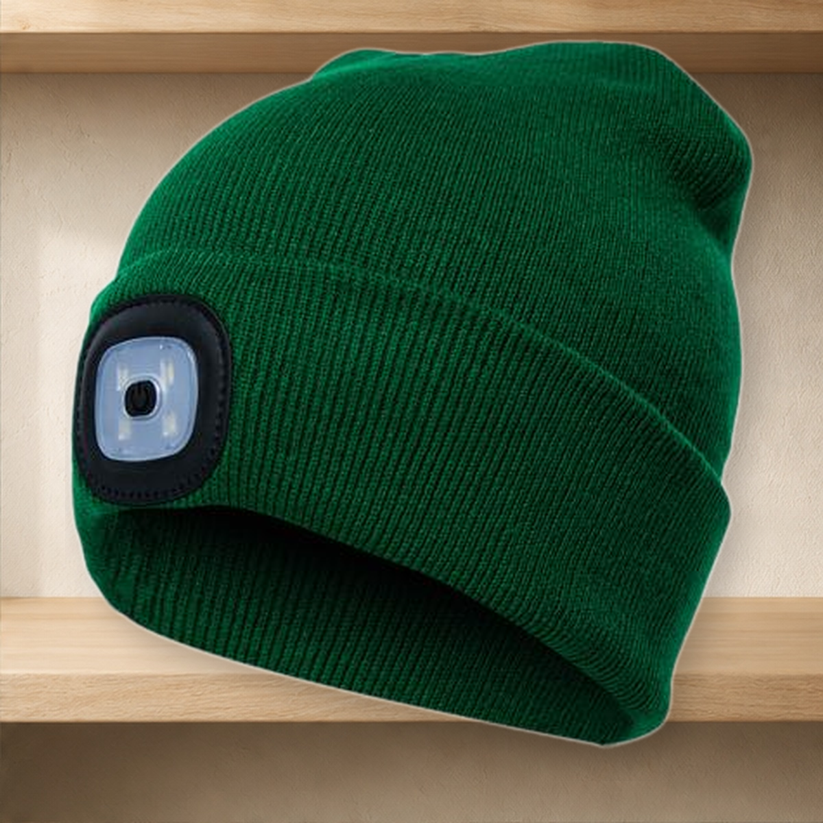 Bonnet lumineux à LED — Dark green-C — vue 20