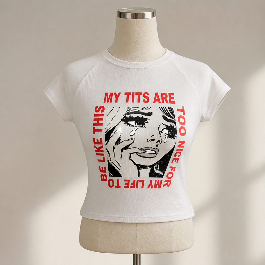 T-shirt ajusté à col rond — Visuel principal Olvyra — vue 1