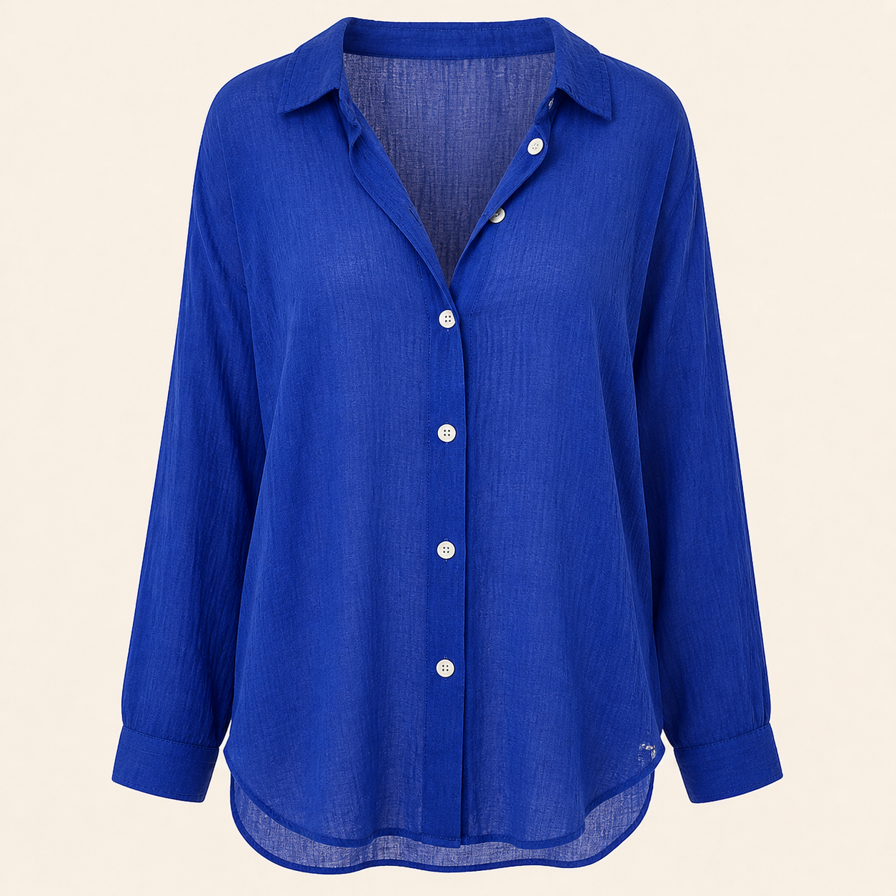 Chemise ample à col revers — B25SLTHN232811U — vue 10