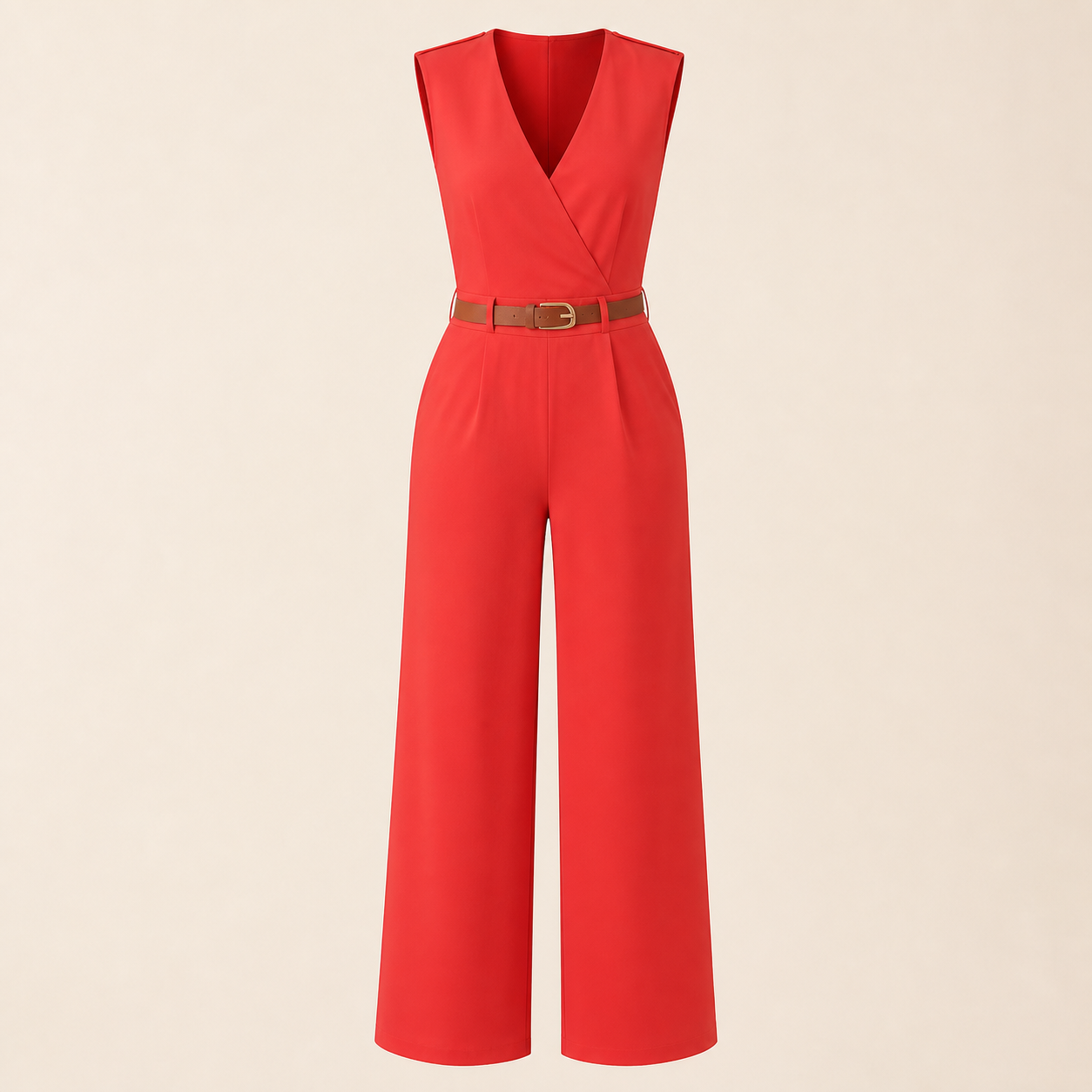 Combinaison-pantalon fluide — Orange — vue 6