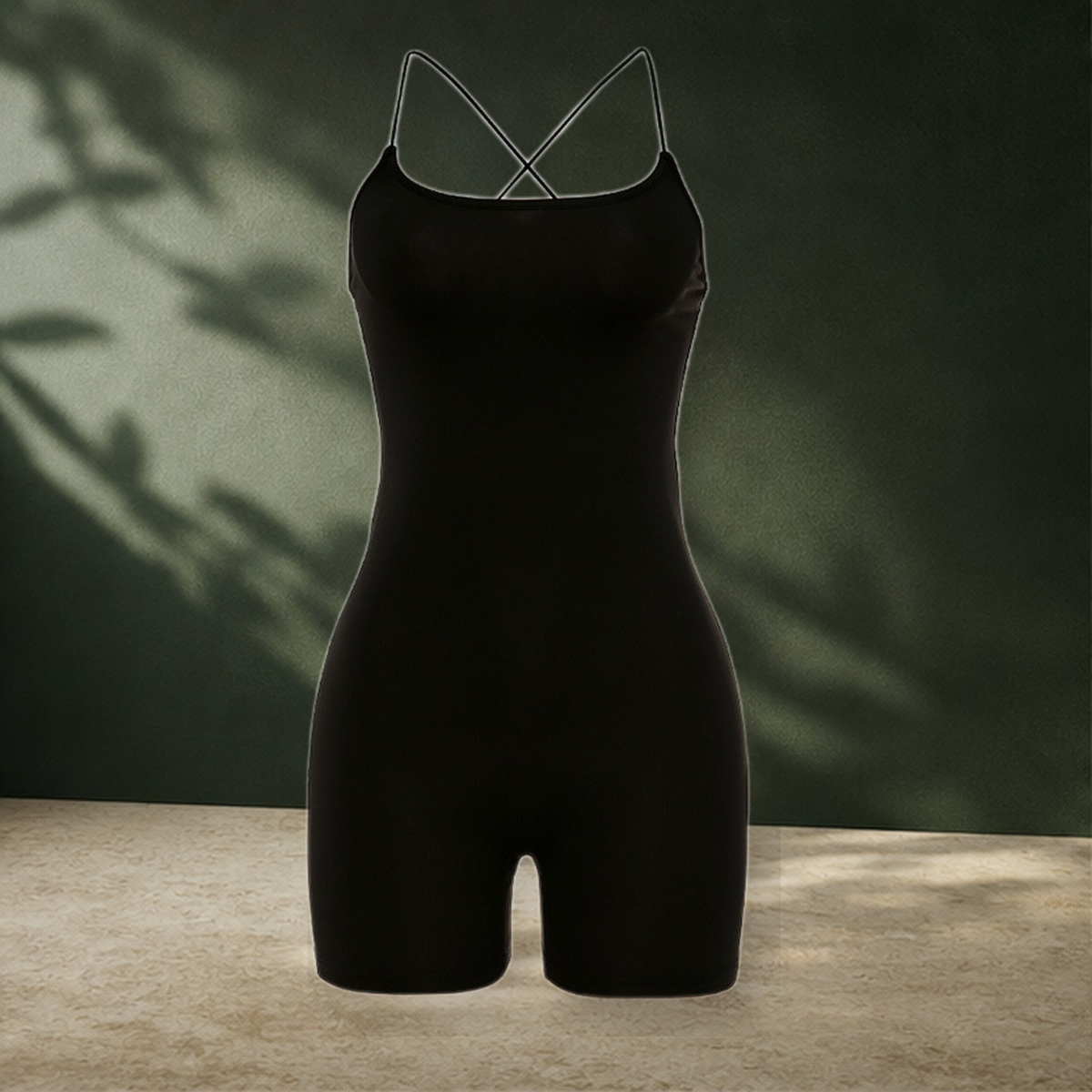 Body dos nu ajusté — Noir — vue 4