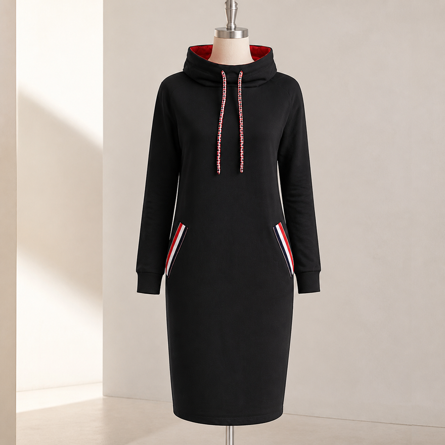 Robe d’hiver à col montant — Visuel principal Olvyra — vue 1