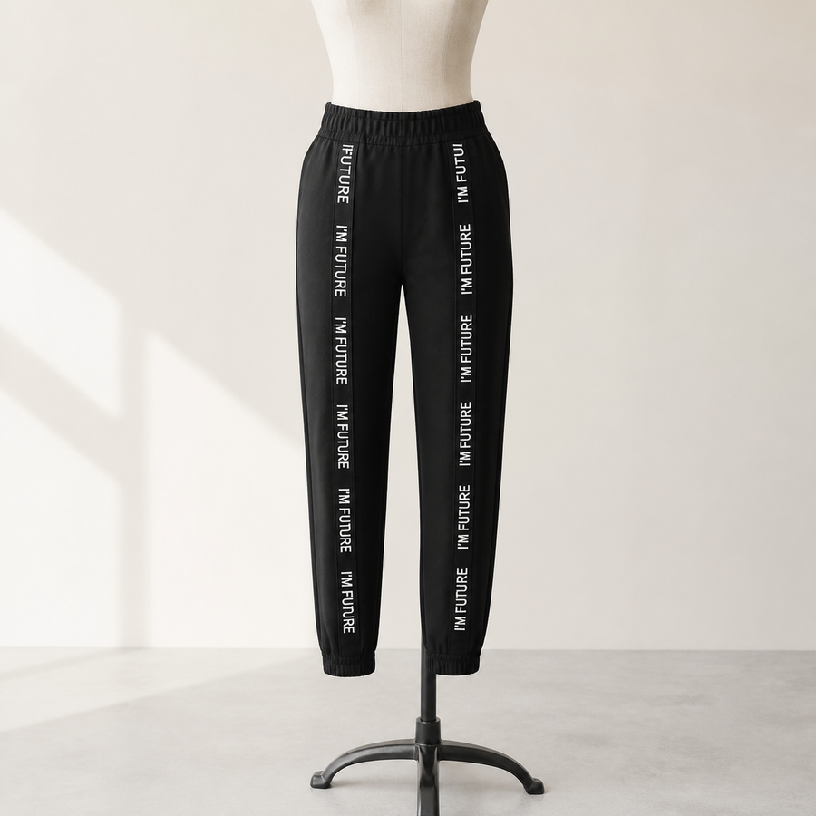 Pantalon décontracté à bandes latérales — Visuel principal Olvyra — vue 1