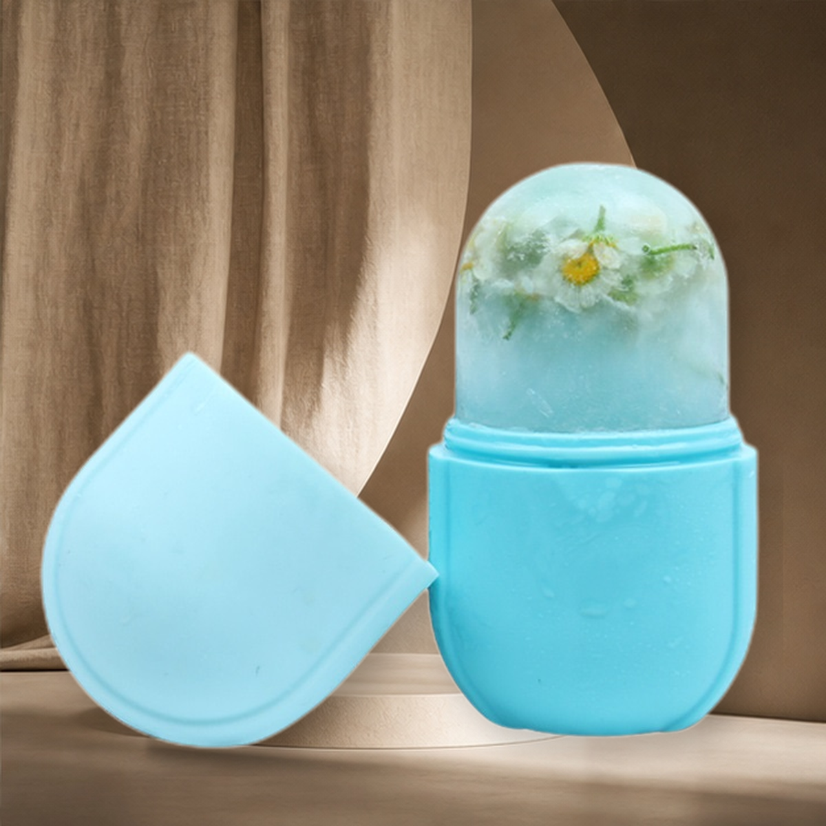 Moule rafraîchissant pour le visage — Sky Bleu plus light Bleu — vue 4