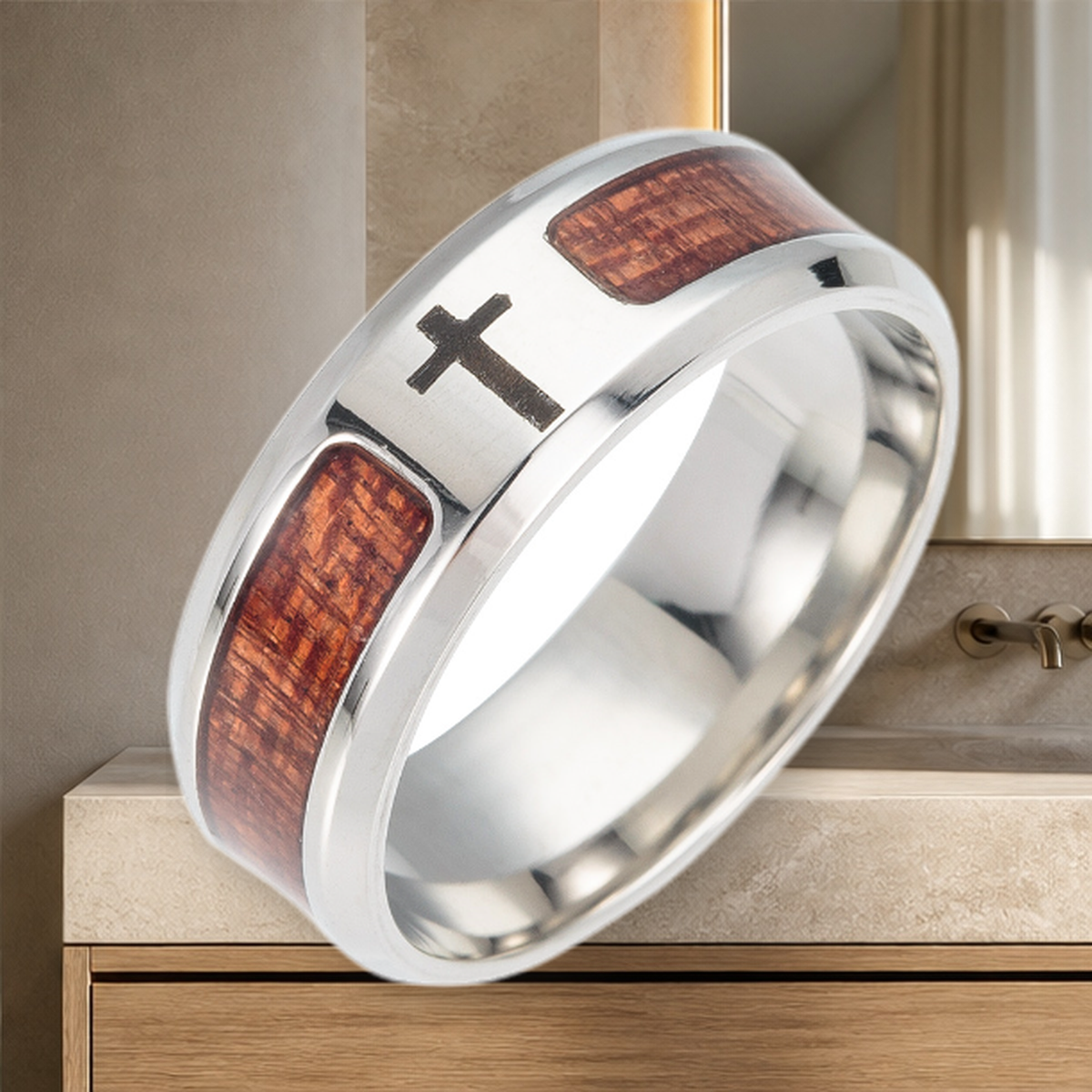 Bague minimaliste pour homme — 9 — vue 3