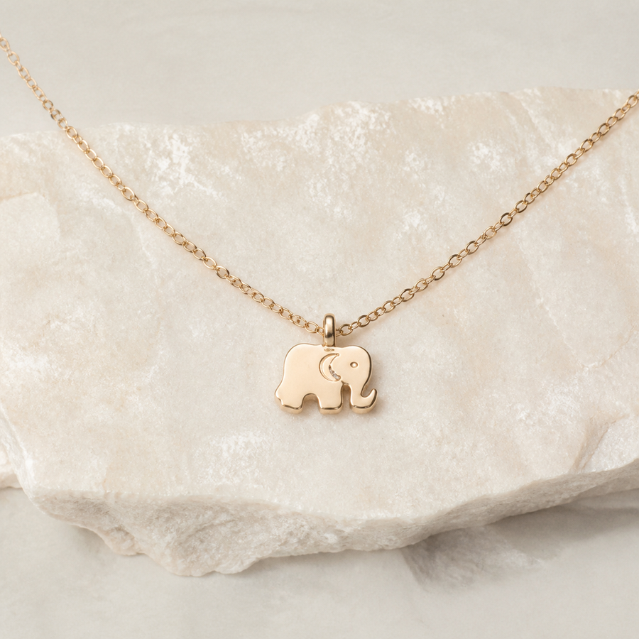 Collier multirang pendentif lune — Visuel principal Olvyra — vue 1