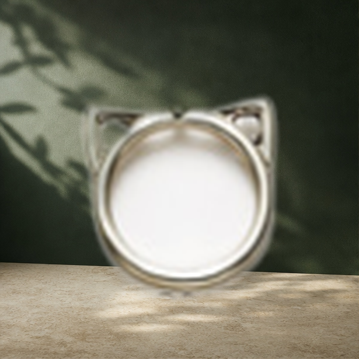 Collier multirang pendentif lune — Cat — vue 14