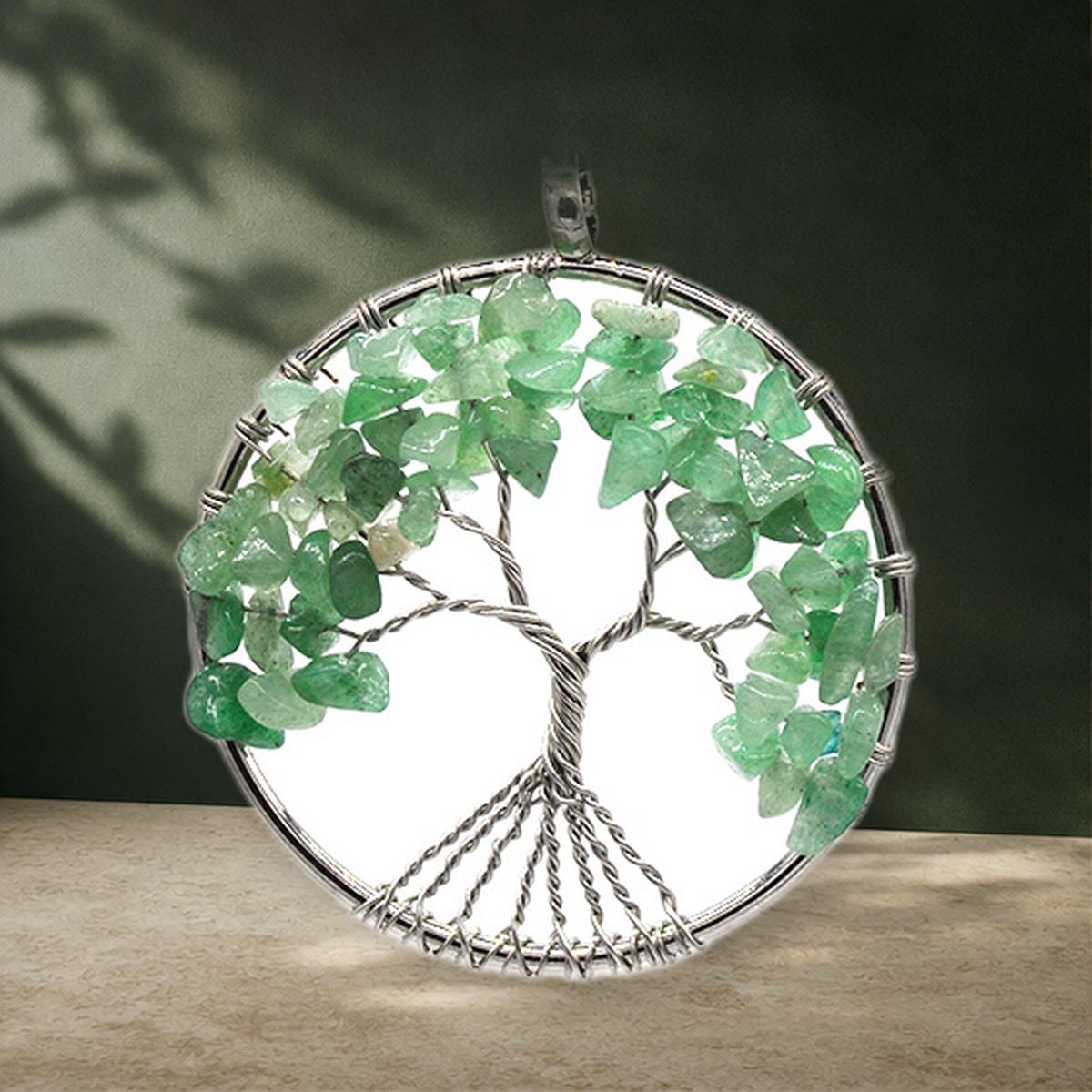Collier pendentif arbre de vie — Green-Rope — vue 2