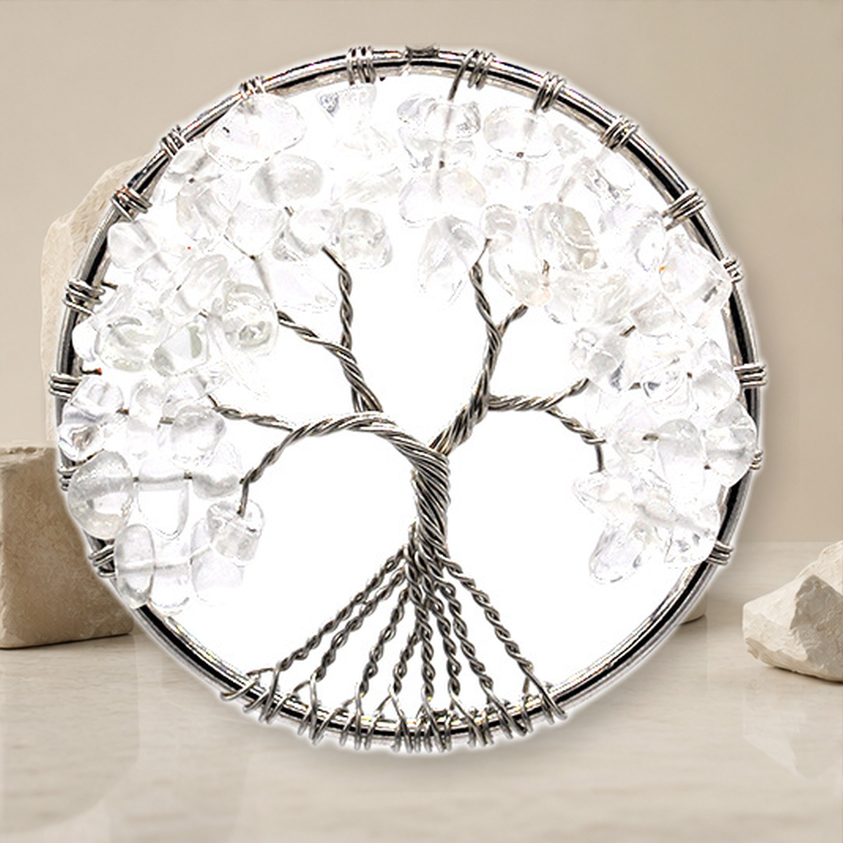 Collier pendentif arbre de vie — White-Chain — vue 4