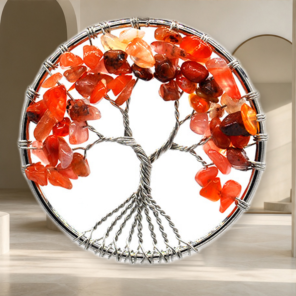 Collier pendentif arbre de vie — Agate-Chain — vue 16