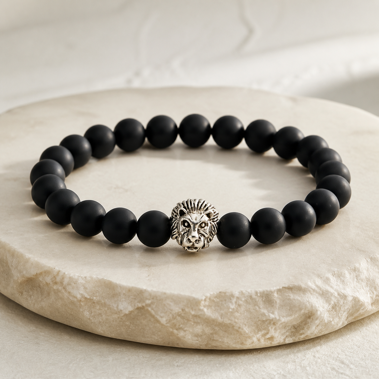 Bracelet tête de lion — Visuel principal Olvyra — vue 1