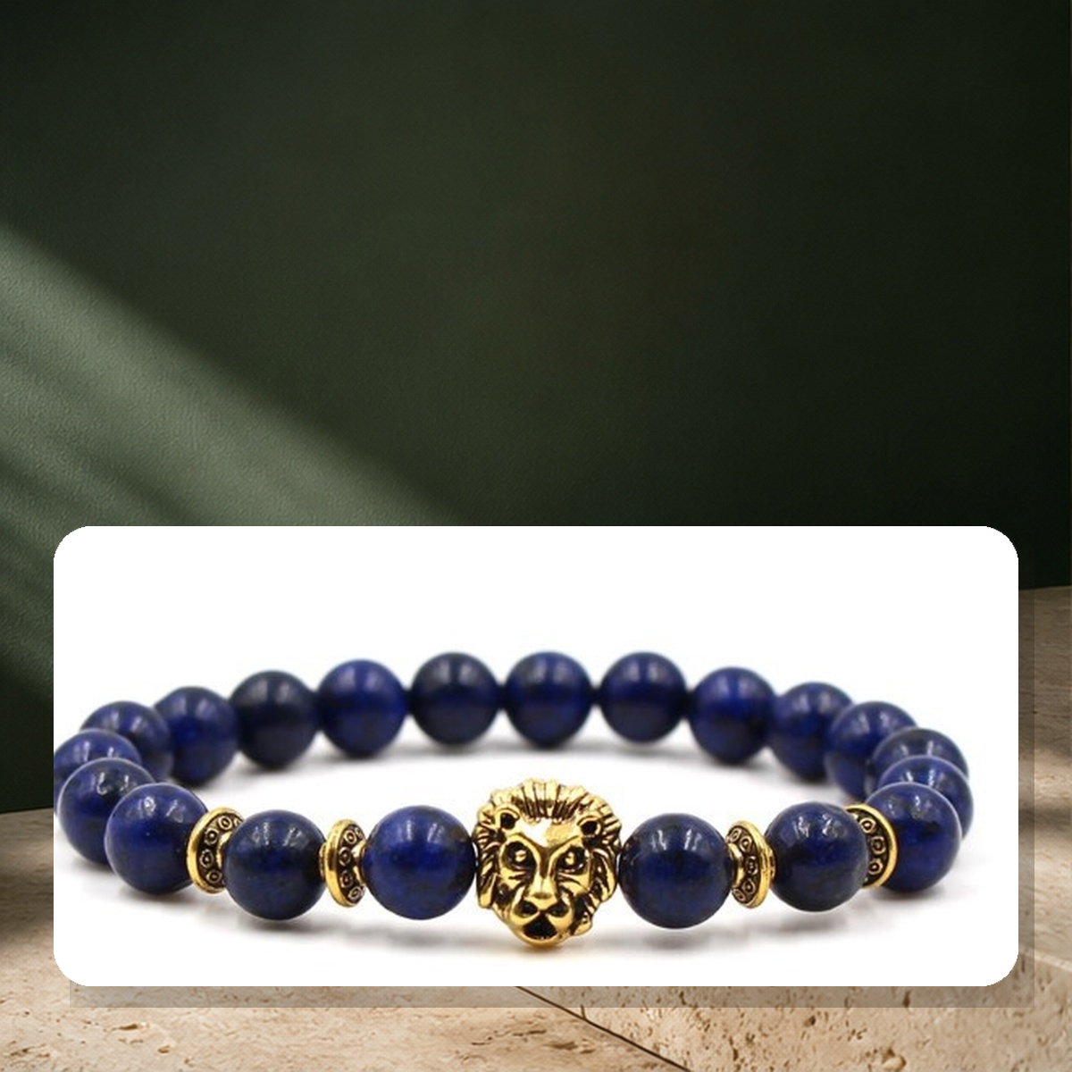 Bracelet tête de lion — Style 2 — vue 8