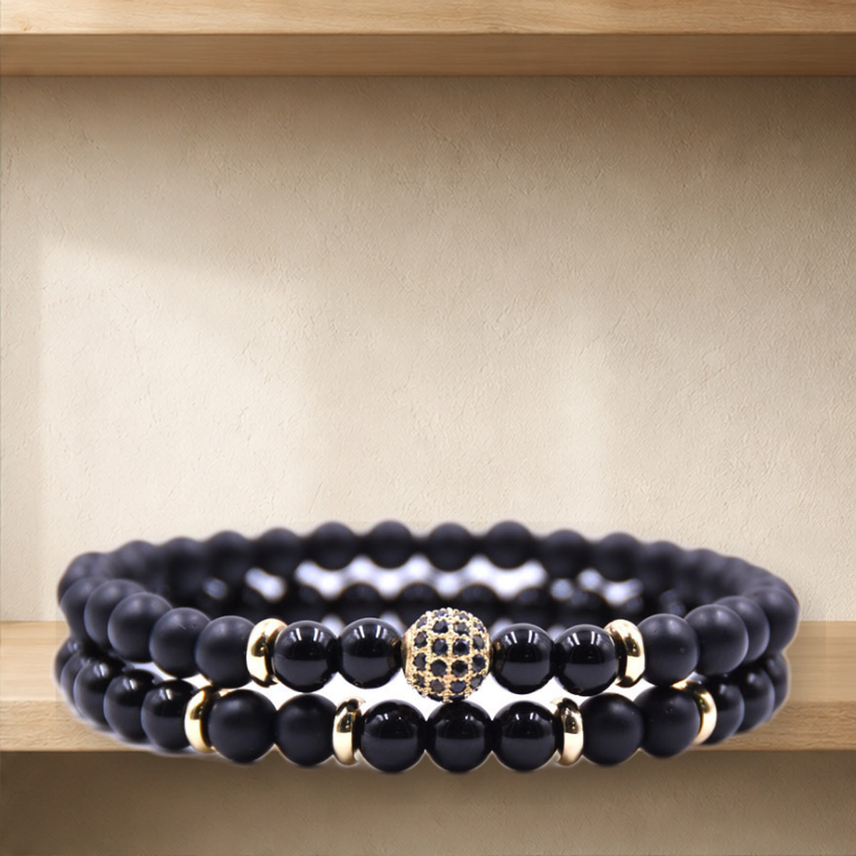 Ensemble de bracelets pierre et zircon — 4style — vue 8
