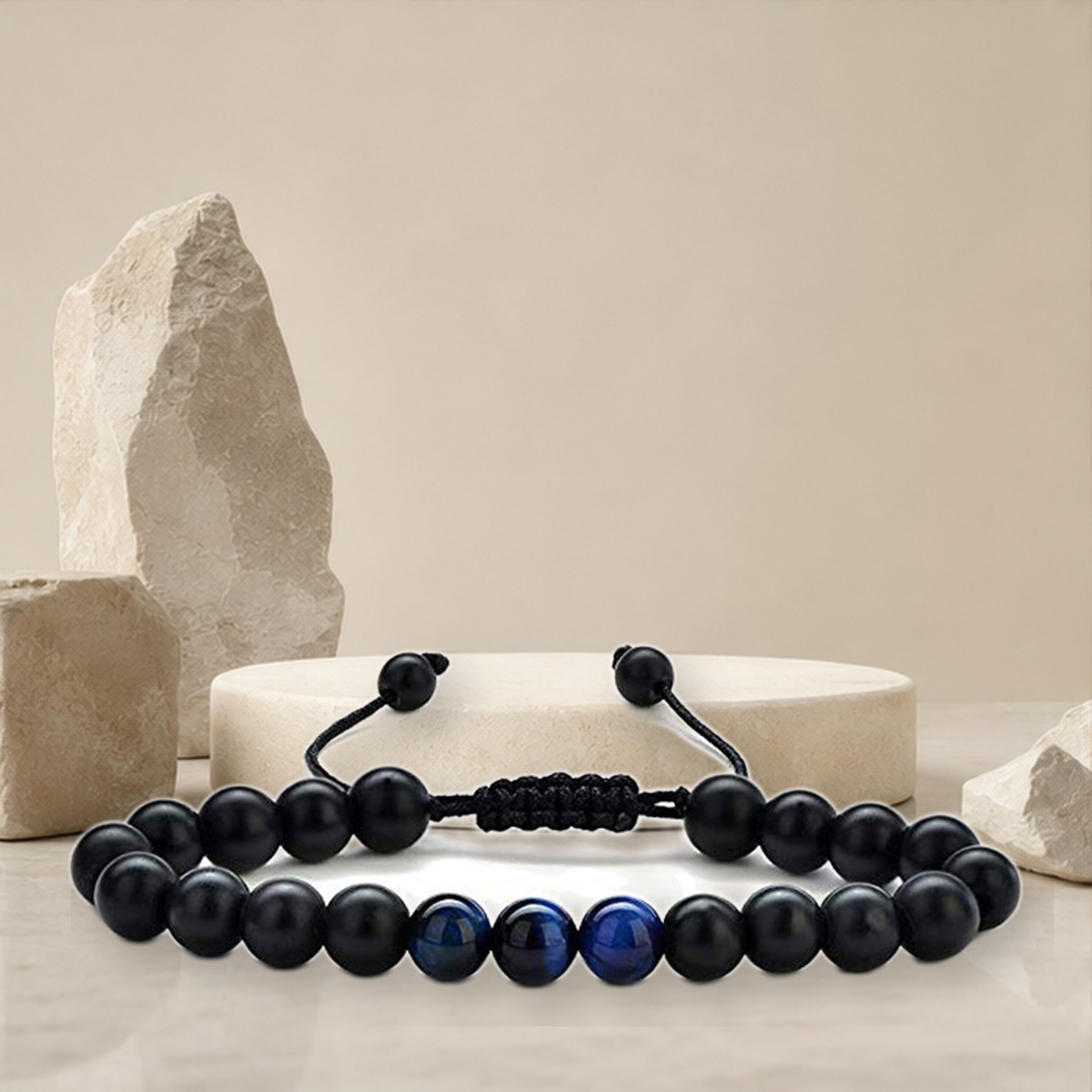 Duo de bracelets œil-de-tigre et agate — 12Style — vue 8