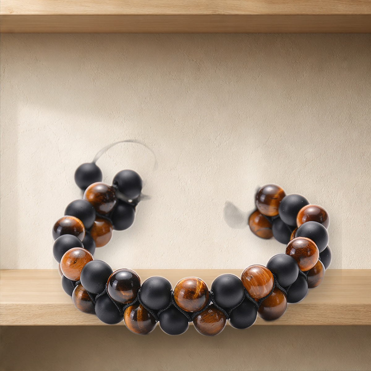 Duo de bracelets œil-de-tigre et agate — C — vue 15