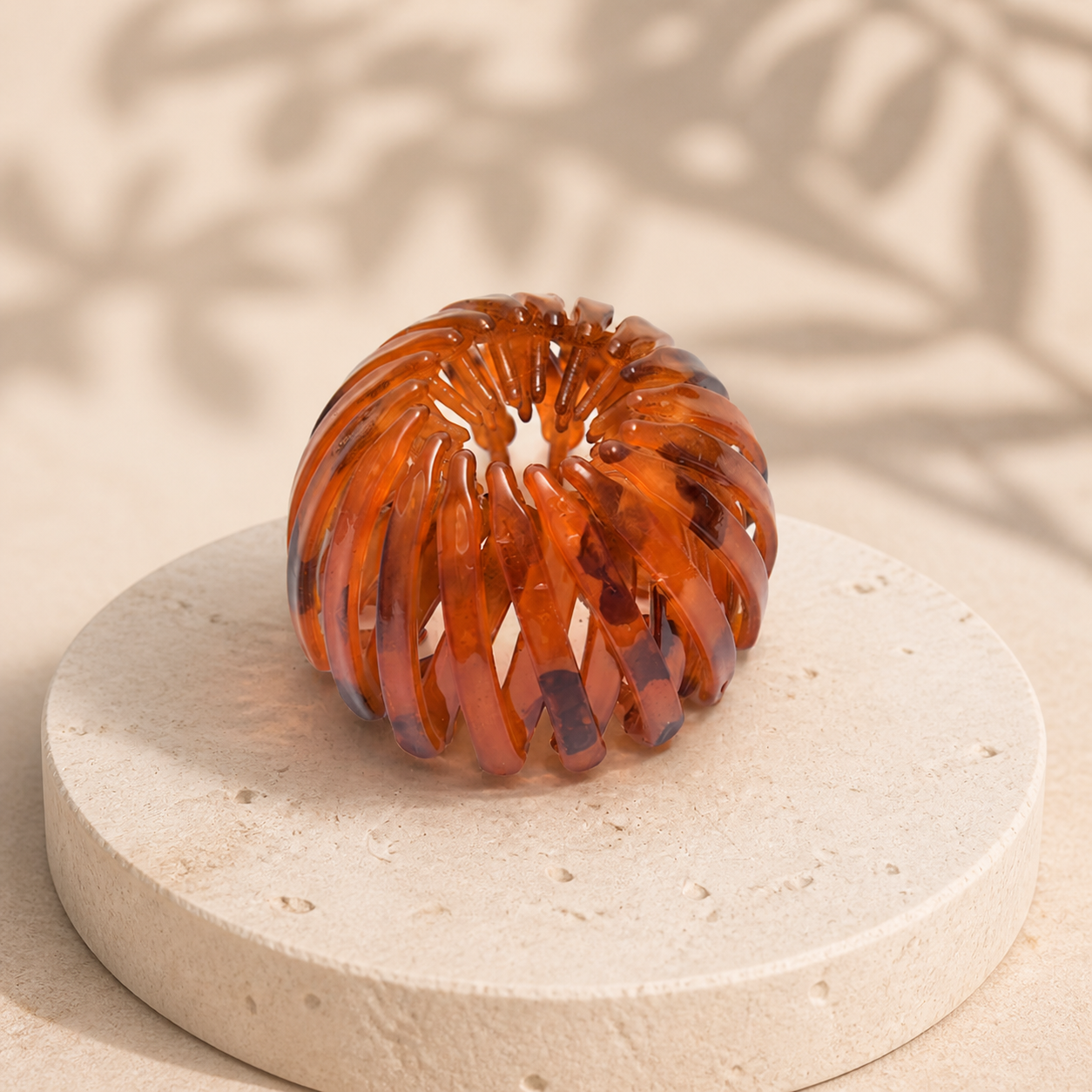 Barrette boule à strass pour queue-de-cheval — Orange B — vue 4