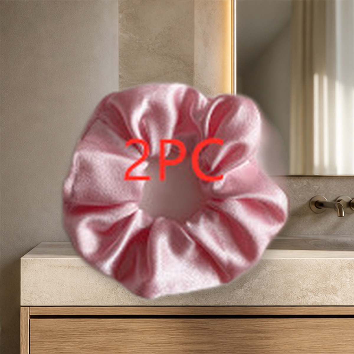 Chouchou satiné rétro — Pink2PC — vue 5