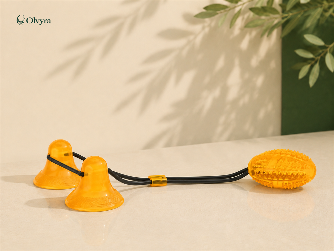 Suction-cup dog toy