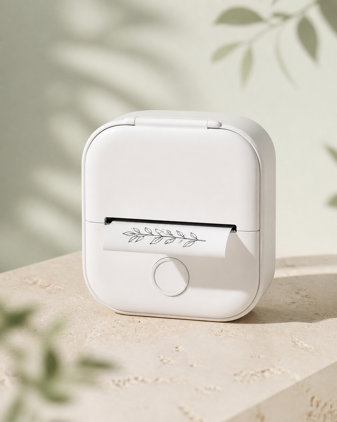 Mini imprimante thermique compacte avec note imprimée