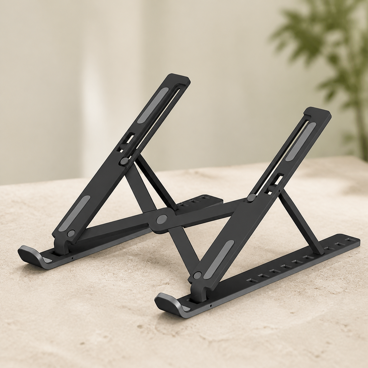 Support pliable N3 noir — Black N3 foldable laptop stand