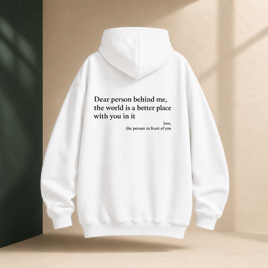 Sweat Dear Person Behind Me Olvyra – blanc