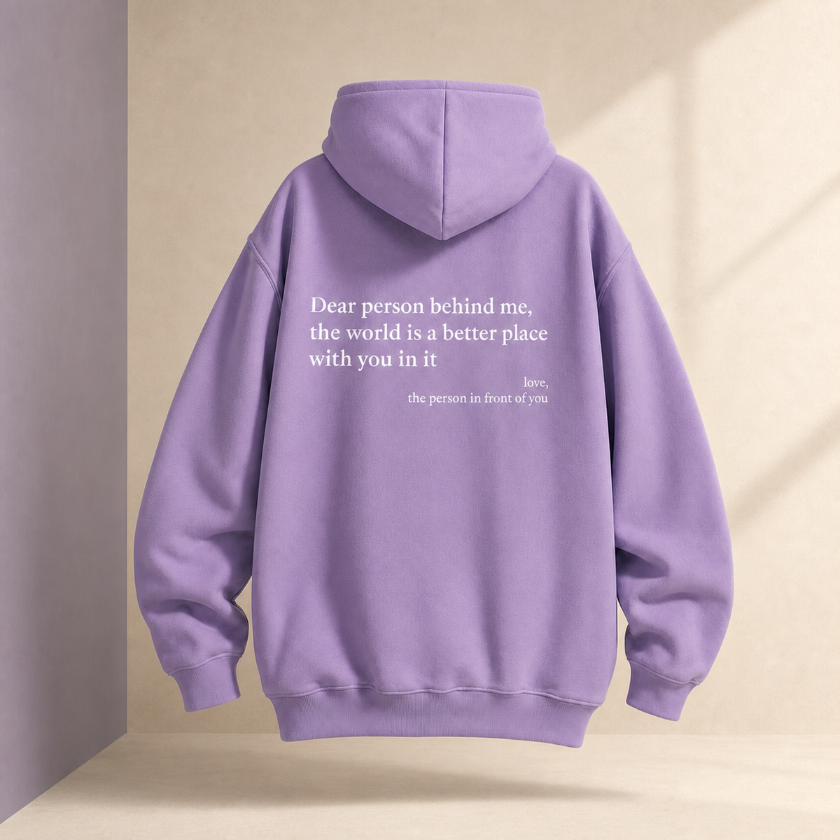 "Dear Person Behind Me" Unisex Hoodie