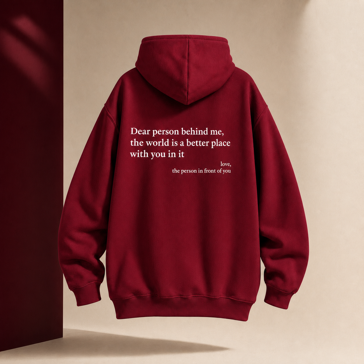"Dear Person Behind Me" Unisex Hoodie