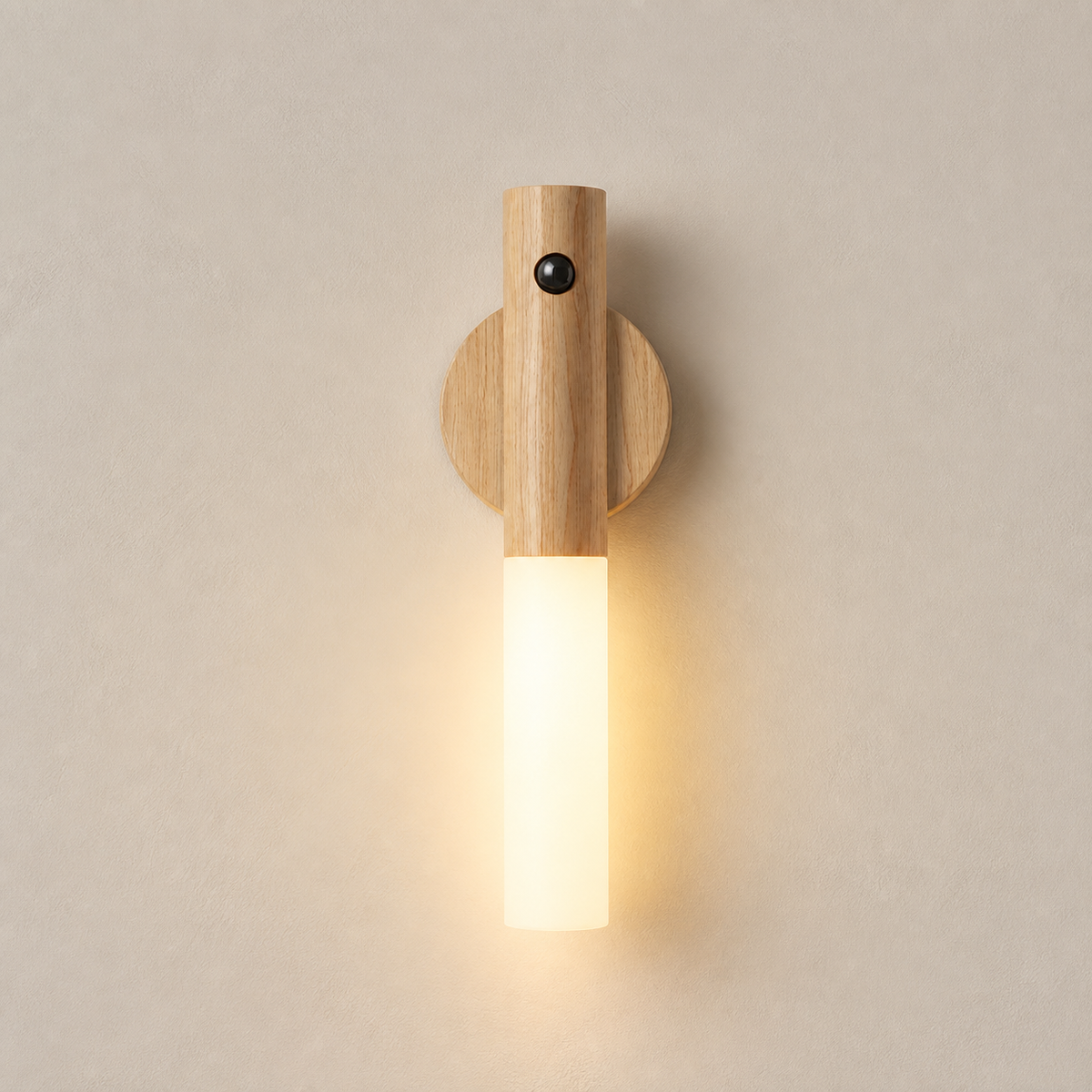Magnetic LED night light with motion sensor