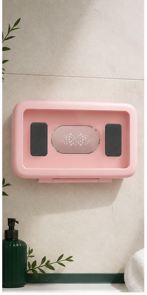 Support étanche pour téléphone dans la douche – coloris Rose